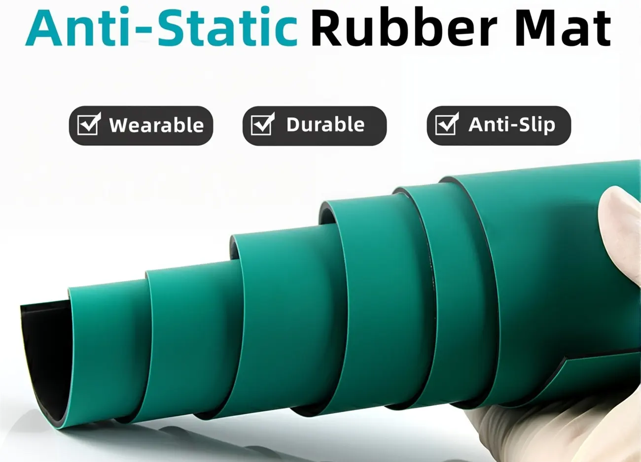 Anti-Static ESD Grounding Mats feature